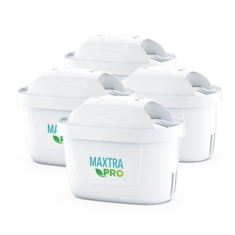Filtro Brita Maxtra PRO Pure Performance 4 unità Bioplastica Riduzione del calcare