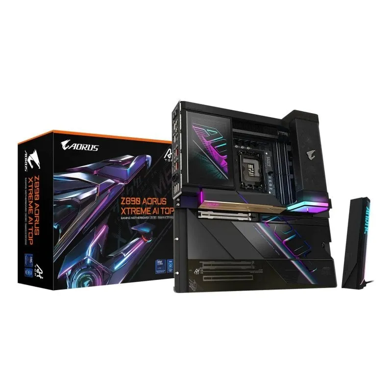 Placa Base Gigabyte Z890 Intel LGA 1851 E-ATX AORUS XTREME AI TOP Wi-Fi 7 Thunderbolt 5