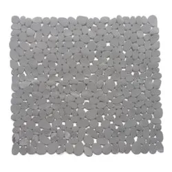 Tappeto bagno antiscivolo doccia (54x57x0,7cm) RIVER Grigio TADO4010830