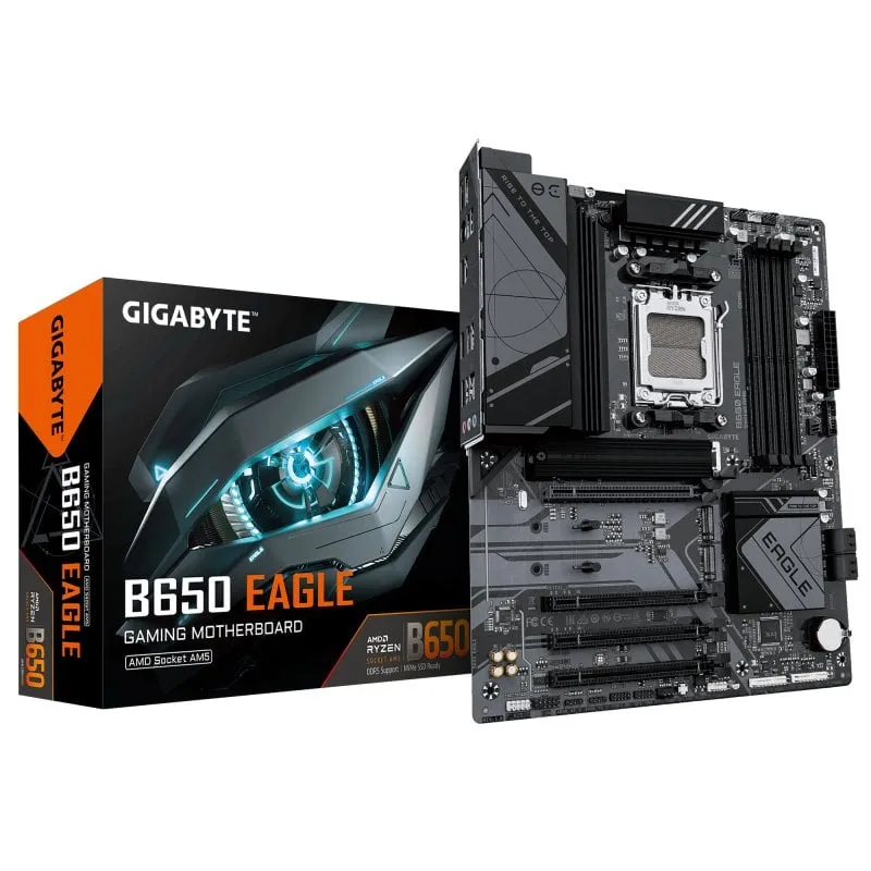 Scheda madre Gigabyte B650 ATX AM5 B650 EAGLE DDR5 PCIe 5.0 USB 3.2 Gen2 LAN GbE