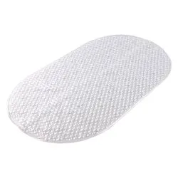 Tappeto bagno antiscivolo vasca (69x38,5x0,7cm) SOLID Trasparente TAVA4000030