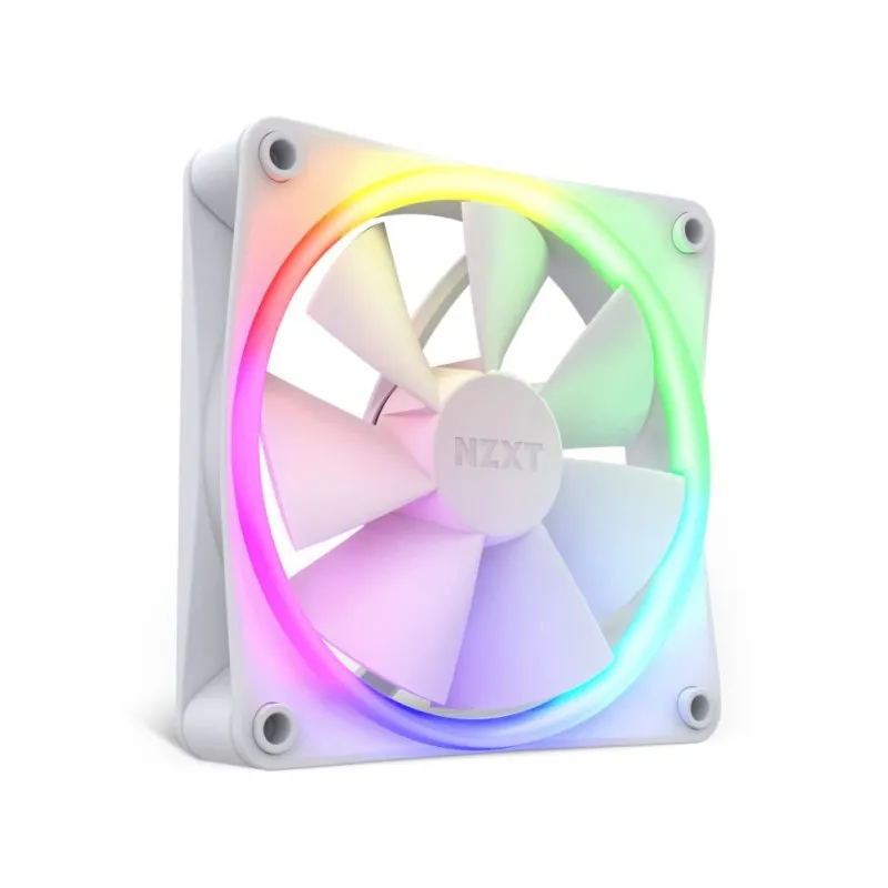 Ventola supplementare NZXT CAM F120 RGB bianco 120 mm PWM 18 LED RGB Sync