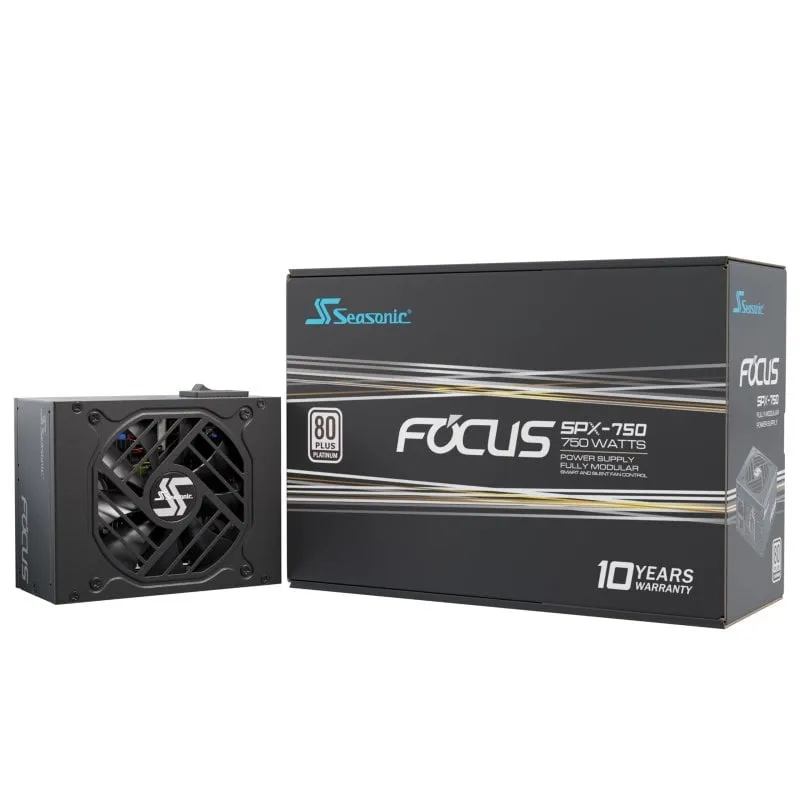 Alimentatore Seasonic 750W 80 PLUS Platinum FOCUS SPX-750 Modulare 4 PCIe Protezione avanzata