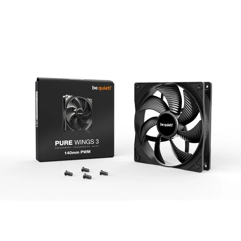silenzio! ventola supplementare Pure Wings 3 140mm 1200RPM ultra silenziosa PWM