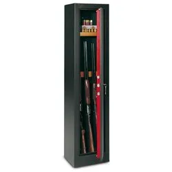 Armadio fucili a chiave 7 posti (36,5x32x156cm) HOME SAFE Antracite HS400S