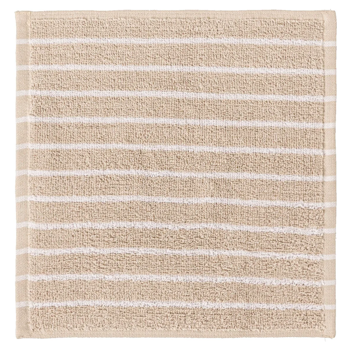 5x PULSIVA Asciugamano ospite Tinos; 30x30 cm (LxL); beige/bianco; 5 pz. / Pacco