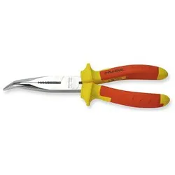 Pinza becchi mezzotondi lunghi piegati (160mm) 0714016