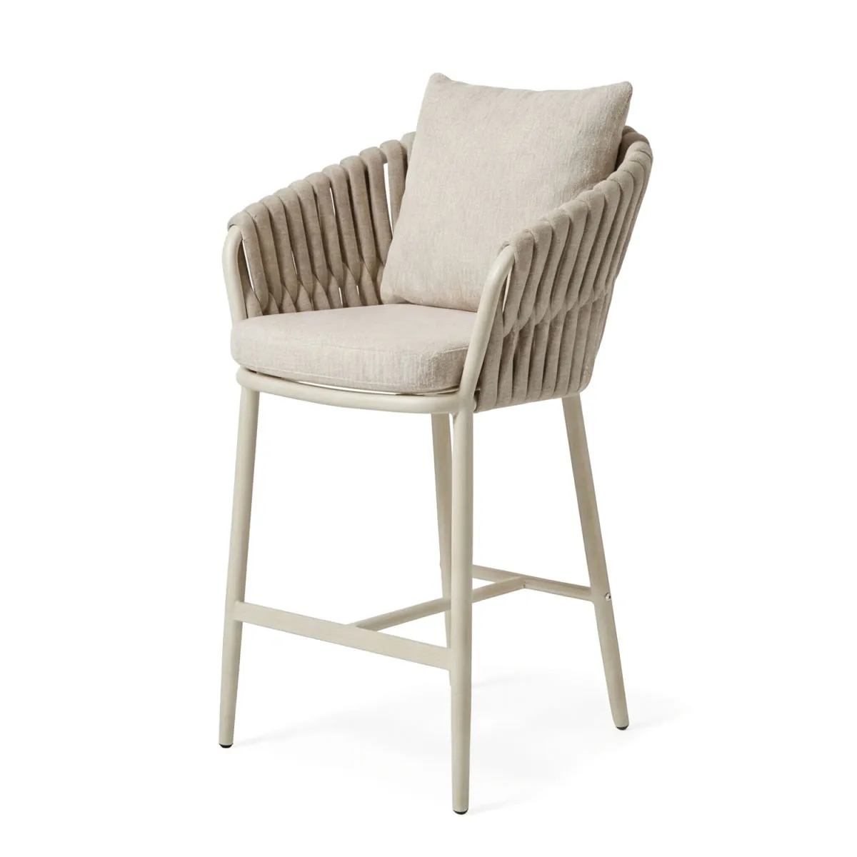 4x Barths Torino - Bar Chair; 61x65x109 cm (LxPxH); sabbia; 4 pz. / Pacco