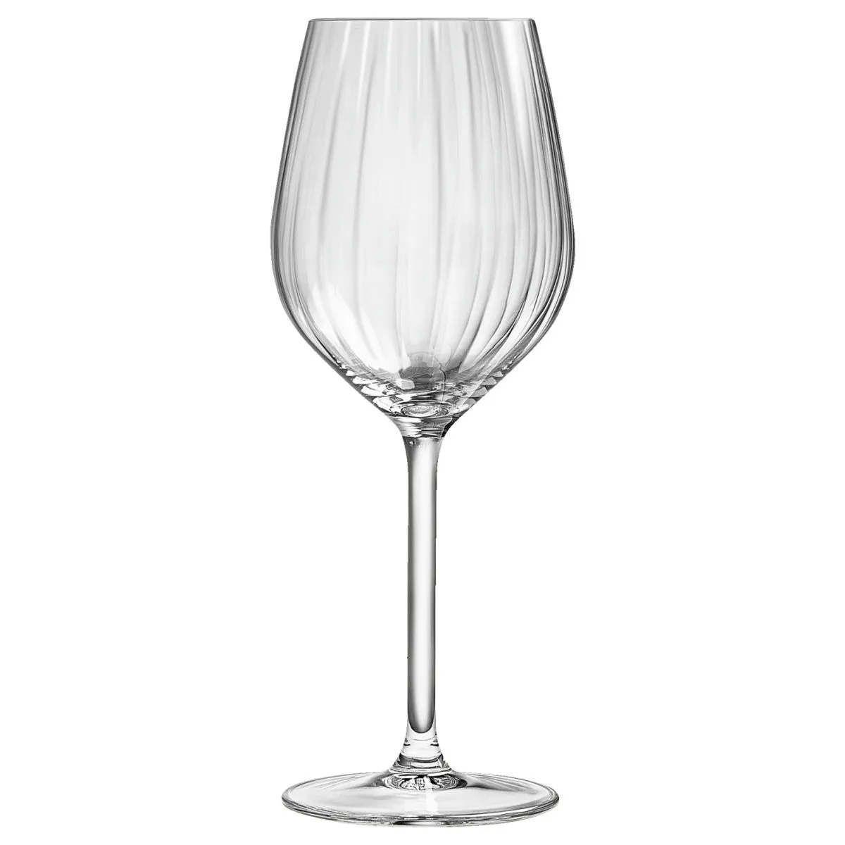 6x royal leerdam Bicchiere vino bianco Adora con rilievo; 390 ml, 5.95x21.7 cm (ØxH); trasparente; 6 pz. / Pacco