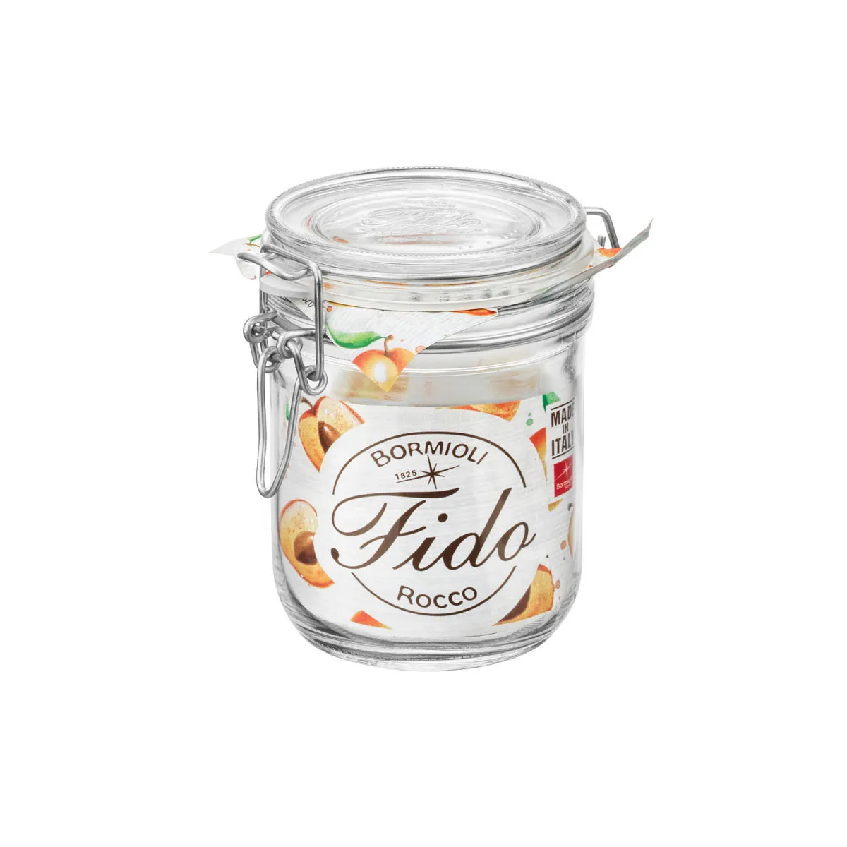 6x Bormioli Rocco Barattolo Fido 0,5 l rotondo; 500 ml, 12.7 cm (H); trasparente; 6 pz. / Pacco