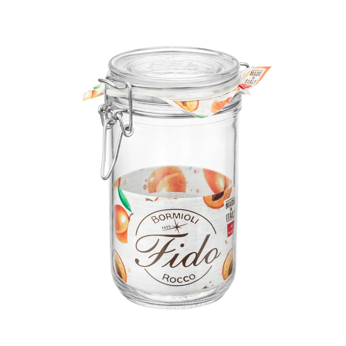 6x Bormioli Rocco Barattolo Fido 0,75 L rotondo; 750 ml, 17 cm (H); trasparente; 6 pz. / Pacco