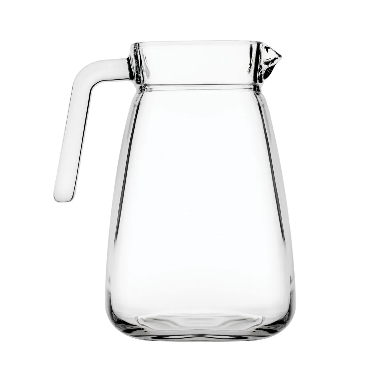 8x Pasabahçe Brocca vetro Carre 1,8 l; 1800 ml, 9.5x9.5x20.4 cm (LxLxH); trasparente; 8 pz. / Pacco