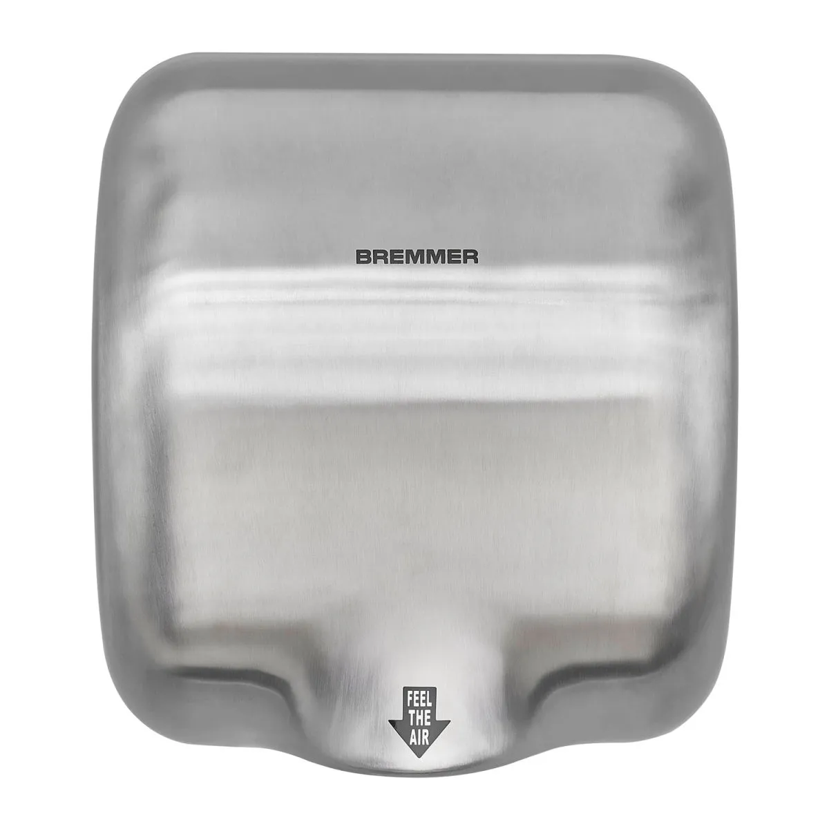 Bremmer Asciugamani elettrico professionale da muro Generic Turbo ; 29.5x32.5x17.1 cm (LxHxP); acciaio inox