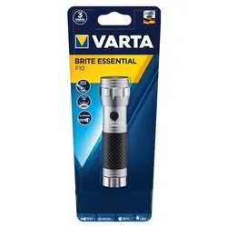Torcia elettrica ultracompatta F10 ( LED 20 lm ) BRITE ESSENTIAL Argento e Nero 015608201401