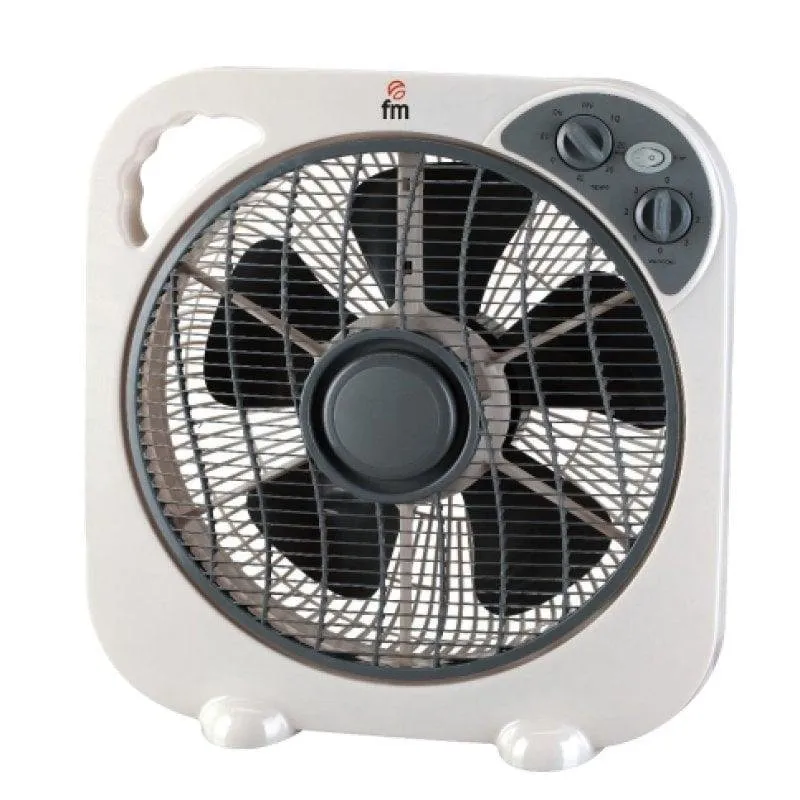 Ventilatore da Pavimento FM Calefacción BF-35 50W 5 Pale 3 Velocità Timer Griglia Sicurezza