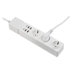 Presa Power Strip White SP 1123WT