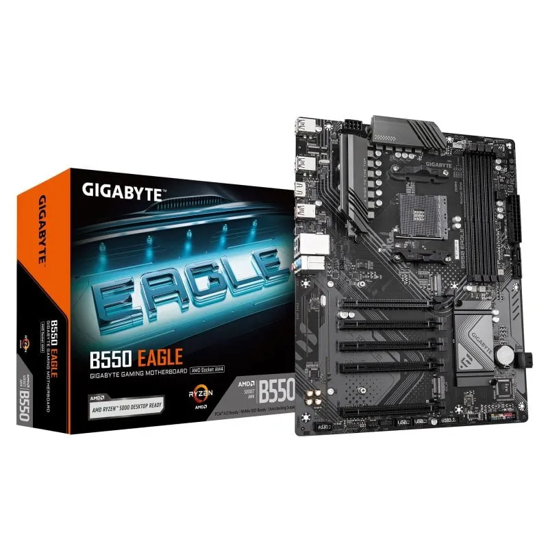 Scheda madre Gigabyte B550 ATX AM4 B550 EAGLE DDR4 128 GB PCIe 4.0 USB 3.2 RAID
