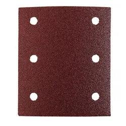 Set fogli abrasivi carta preforata levigatrici orbitali palmari 5 pz (115x100 mm grana P120) QUICK STICK 818012