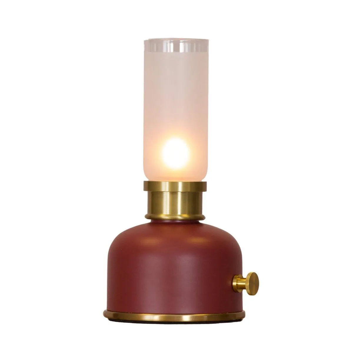 PR Home Lampada da tavolo Frida; 22x11x22 cm (LxLxH); rosso