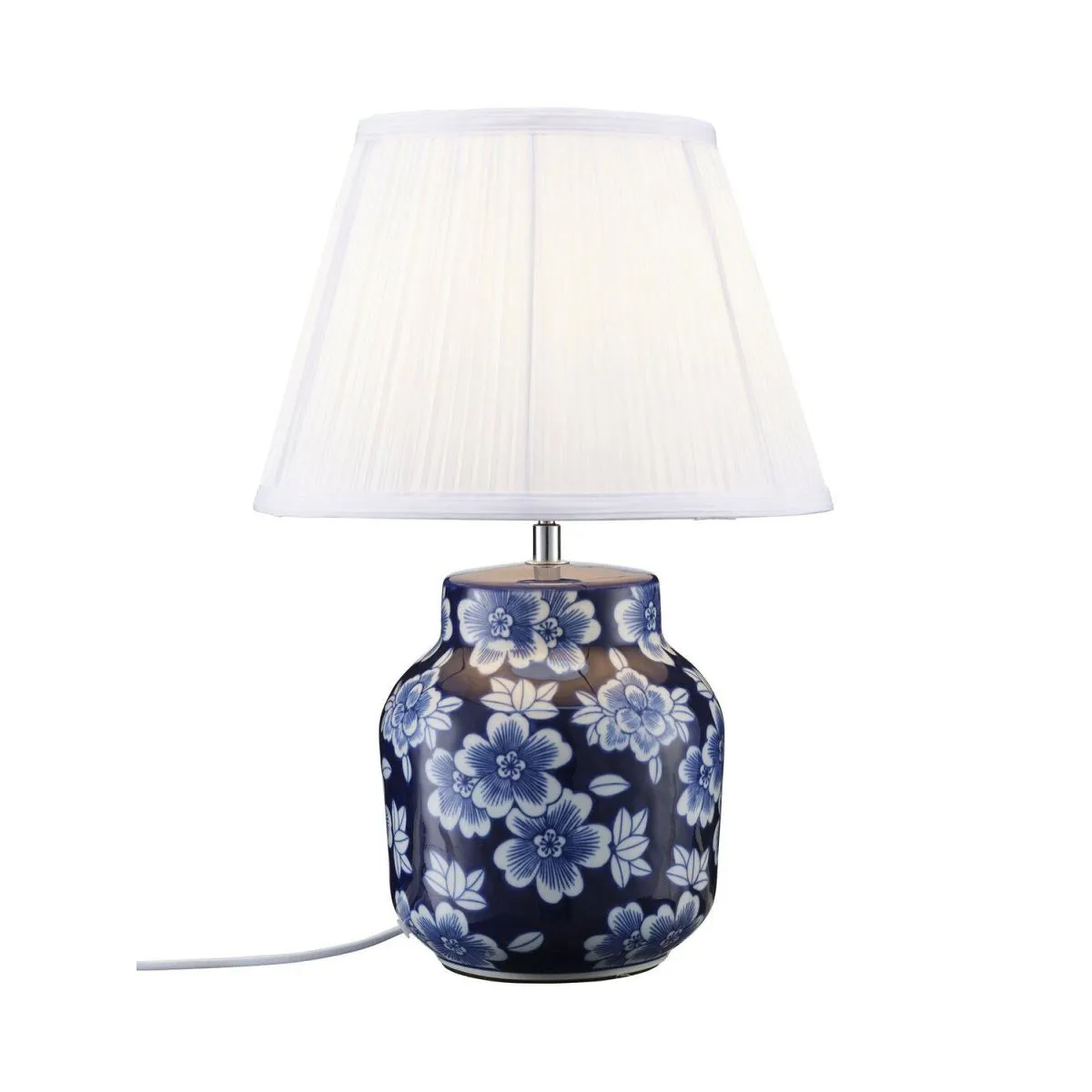 PR Home Lampada da tavolo Fanny; 47x32x47 cm (LxLxH); blu