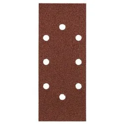 Set fogli abrasivi carta preforata levigatrici orbitali 10 pz (93x230 mm grana P240) 818124