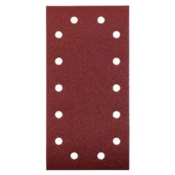 Set fogli abrasivi carta preforata levigatrici orbitali 5 pz (115x230 mm grana P80) QUICK STICK 818908