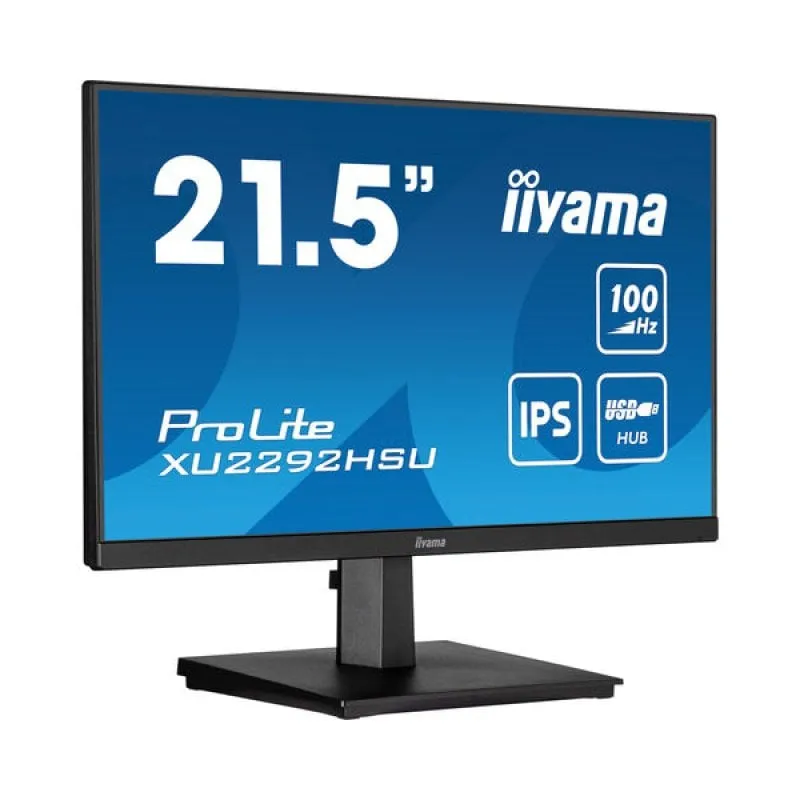 Monitor iiyama 21,5″ 1080p 100Hz IPS FreeSync con altoparlanti USB VESA