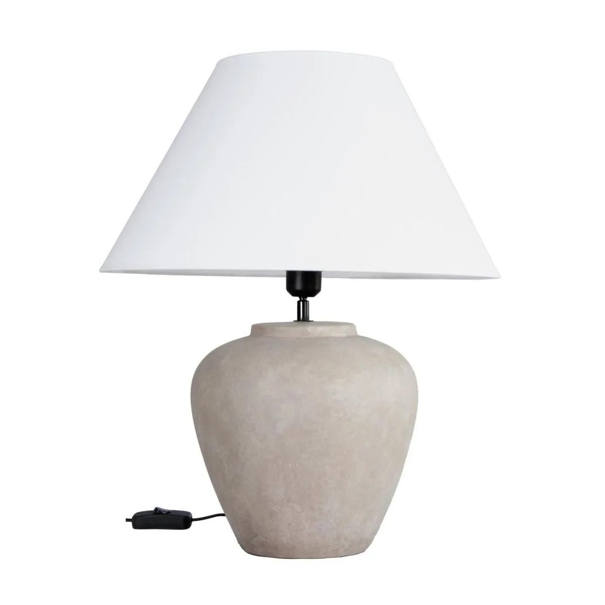 PR Home Lampada da tavolo Lilly; 41x35x41 cm (LxLxH); beige