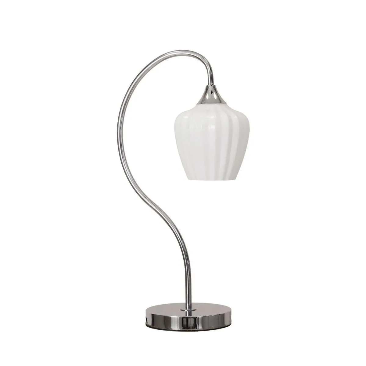 PR Home Lampada da tavolo Amalfi; 51x25x51 cm (LxLxH); bianco