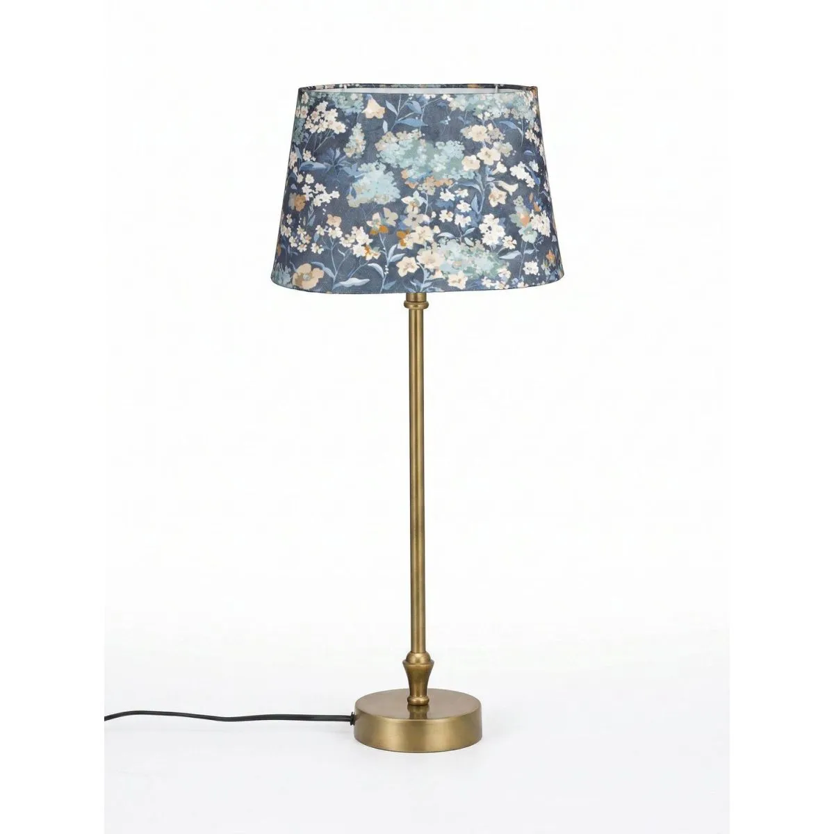 PR Home Lampada da tavolo Liam; 56x20x56 cm (LxLxH); oro/blu; struttura oro