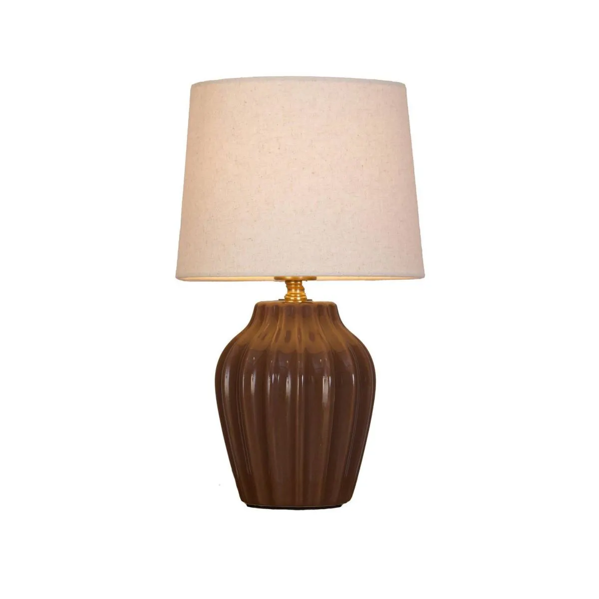 PR Home Lampada da tavolo Lyon; 32x18x32 cm (LxLxH); marrone