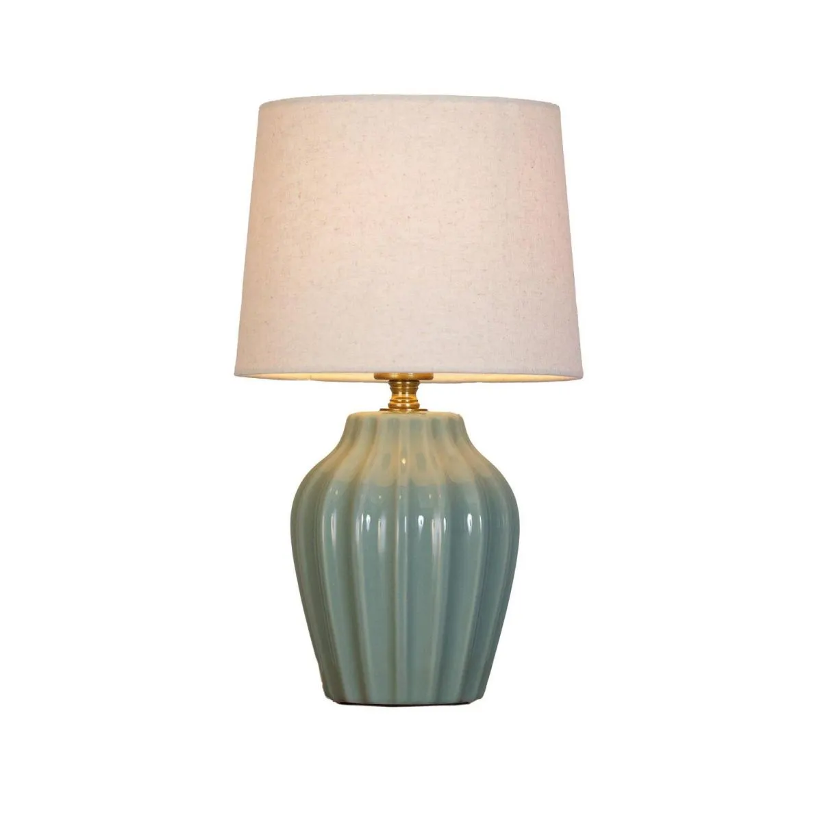PR Home Lampada da tavolo Lyon; 32x18x32 cm (LxLxH); turchese