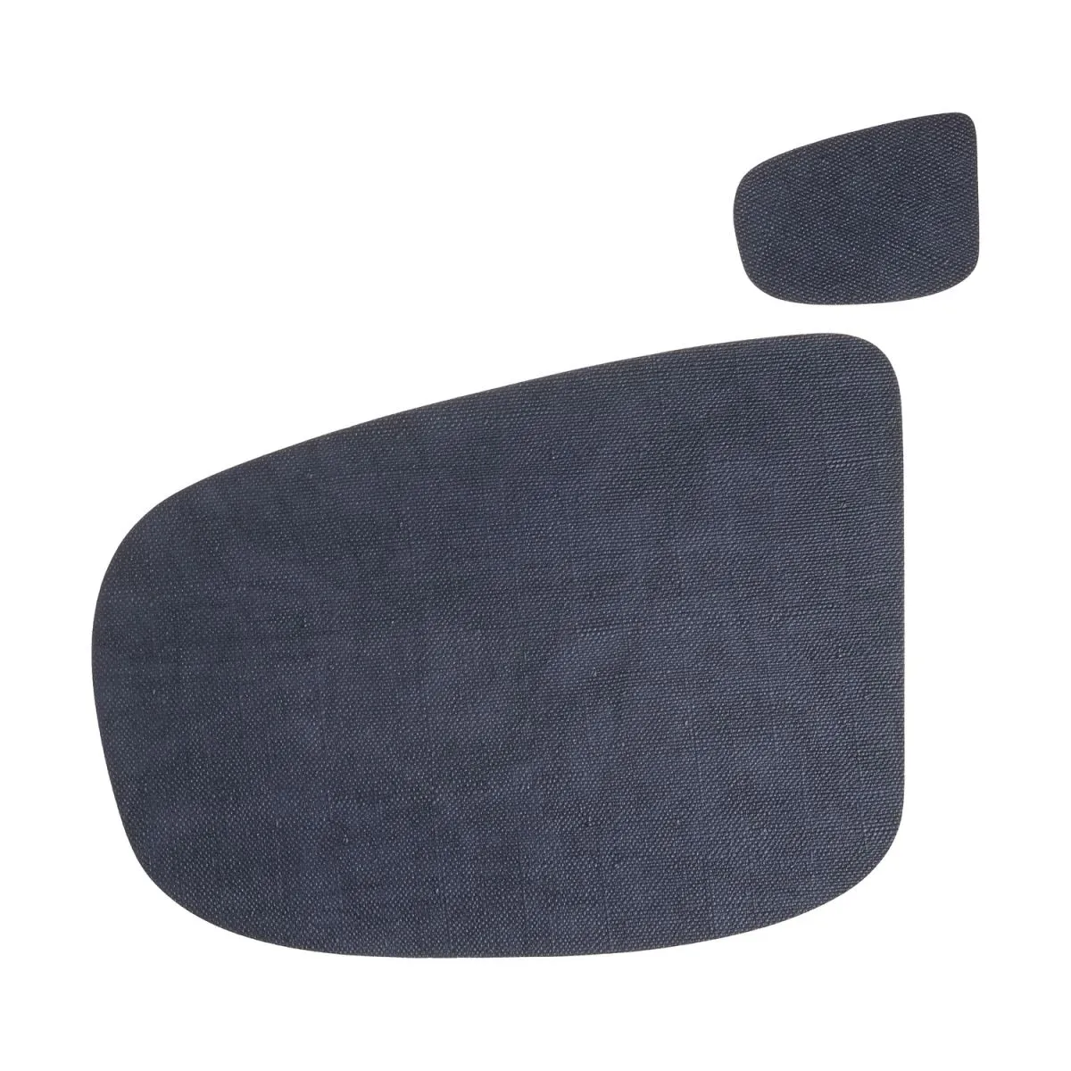 6x DAG Style Tovagliette americane JUTA LIGHT - GOCCIA color blu mirtillo - spessore 1,5 mm; 40x30 cm (LxL); blu; 6 set / Pacco