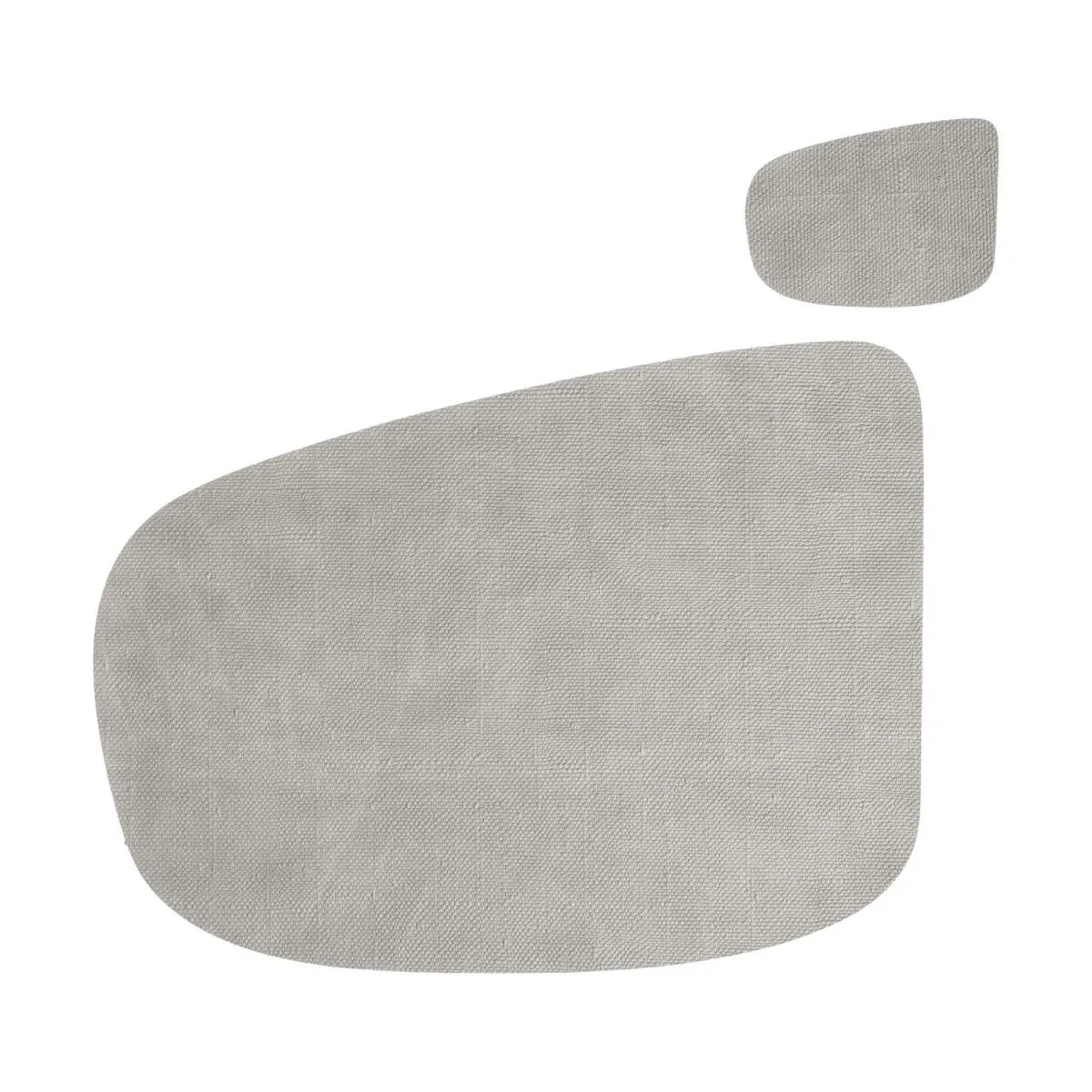 6x DAG Style Tovagliette americane JUTA LIGHT - GOCCIA color bianco ostrica, spessore 1,5 mm; 40x30 cm (LxL); bianco; 6 set / Pacco