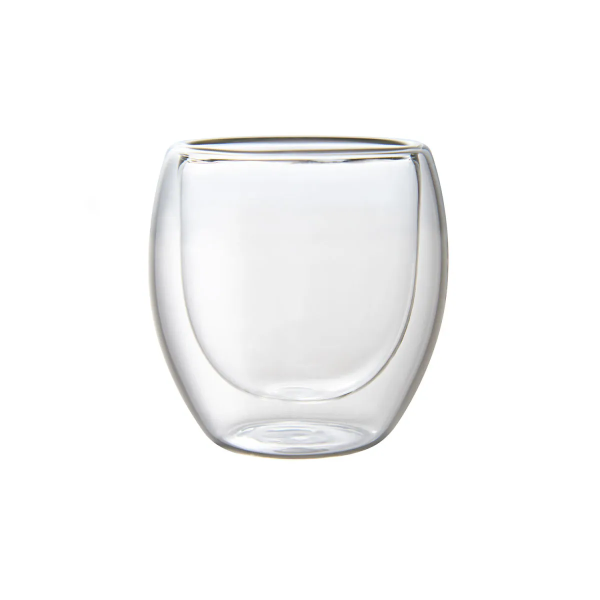 100x CORBY Tazzina caffè doppio vetro Soho X100; 90 ml, 6.2 cm (H); trasparente; 100 pz. / Pacco
