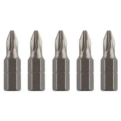 Inserti impronta croce Phillips ( Ph 3 x 25 mm ) 5 pz BASIC 120003