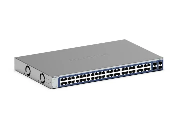 Switch Netgear GS748Tv6 48 porte Gigabit 2 SFP L2/L3/L4 QoS VLAN Gestione rack