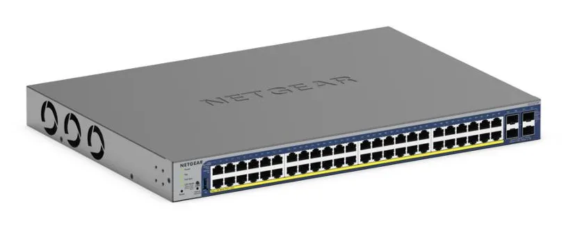 Switch gestito ad alte prestazioni montabile su rack NETGEAR 48x 10G RJ-45 PoE+ 4x SFP+