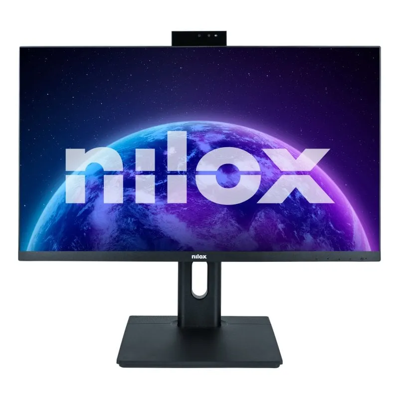 Webcam Nilox NXM24REGWEB01 23,8″ 1080p 75Hz IPS con altoparlanti, regolazione dell'altezza VESA