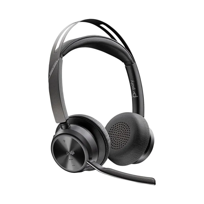 Cuffie wireless Poly Bluetooth 5.1 con cancellazione del rumore e microfono Boom