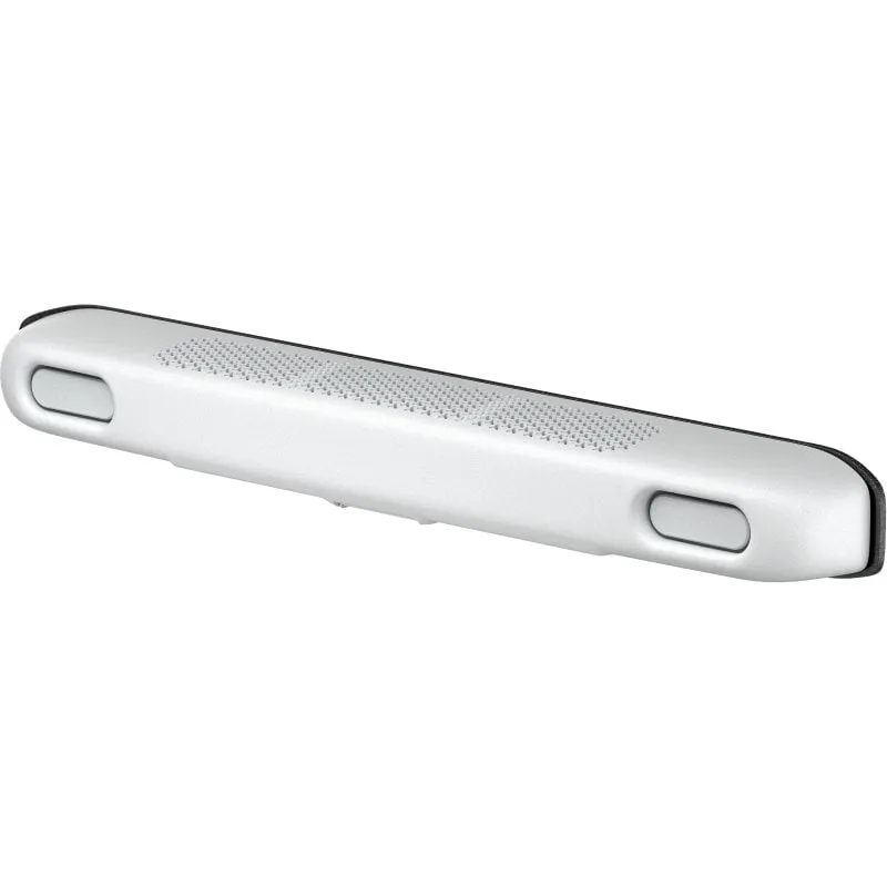Barra per videoconferenza Poly Studio V12 4K Ultra HD con zoom digitale 5x, altoparlanti Wi-Fi e Bluetooth bianchi
