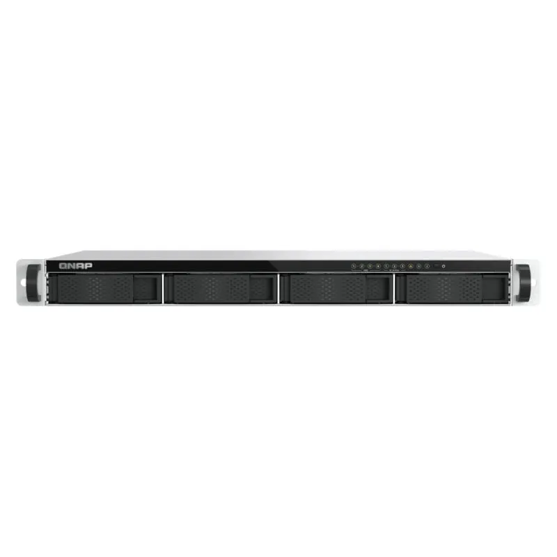 NAS rack compatto QNAP TS-h765eU Intel Atom x7000C 8 GB DDR5 4 alloggiamenti 3,5" 3x NVMe ZFS QuTS hero 10GbE Ready
