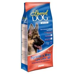 Crocchette cani adulti tutte le taglie gusto agnello, riso (15Kg) SPECIAL DOG 0765