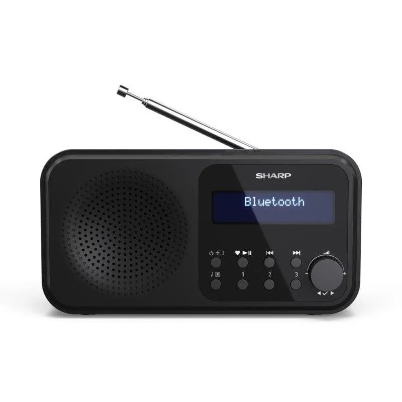 Radio portatile Sharp DR-P420 DAB+/FM Bluetooth 16h Display Allarme Nero