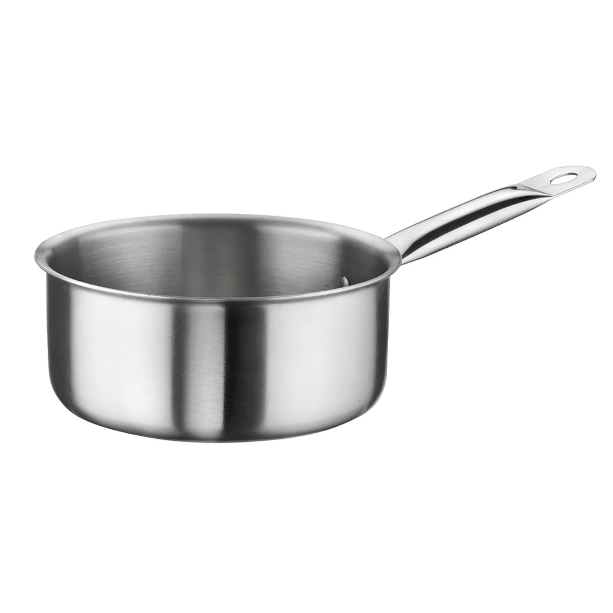 Pintinox Casseruola con manico 3 LAYERS; 28x15.5 cm (ØxH); argento