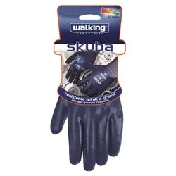 Guanti lavoro nylon nitrile (taglia l (9) ) SKUBA Blu scuro 011826