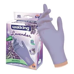 Guanti monouso vinile 40 pz (taglia s/m ) LAVENDER Viola 010355
