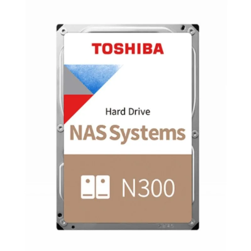 Toshiba N300 10 TB HDD 7200 rpm SATA III NAS 6 Gbit/s + cache dinamica
