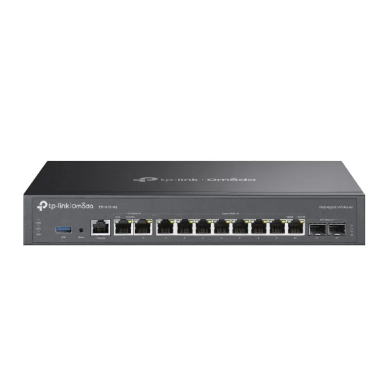 Router TP-Link Omada ER7412-M2 Ethernet WAN 2,5 Gbps 7 porte RJ-45 Sicurezza avanzata