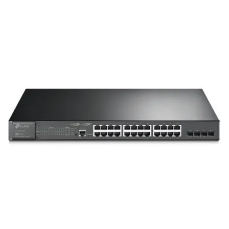 TP-Link TL-SG3428MP 24x Gigabit PoE+ 4x SFP 384W L2+ Switch professionale gestito per rack